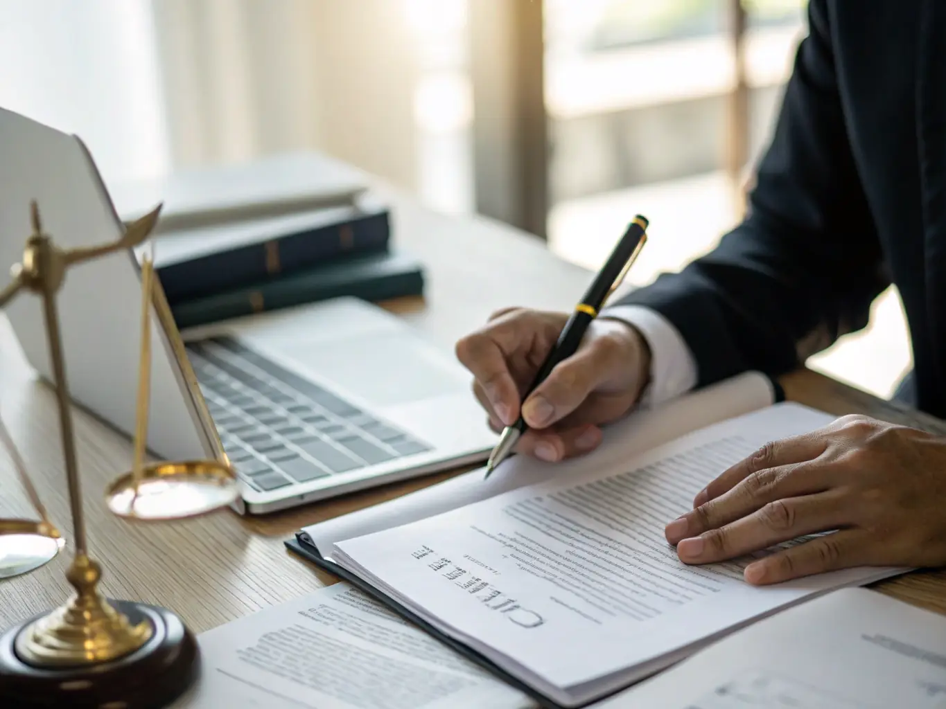 A close-up shot of a contract with favorable terms highlighted, symbolizing the better financial terms secured through Ironwood Management's funding readiness process.