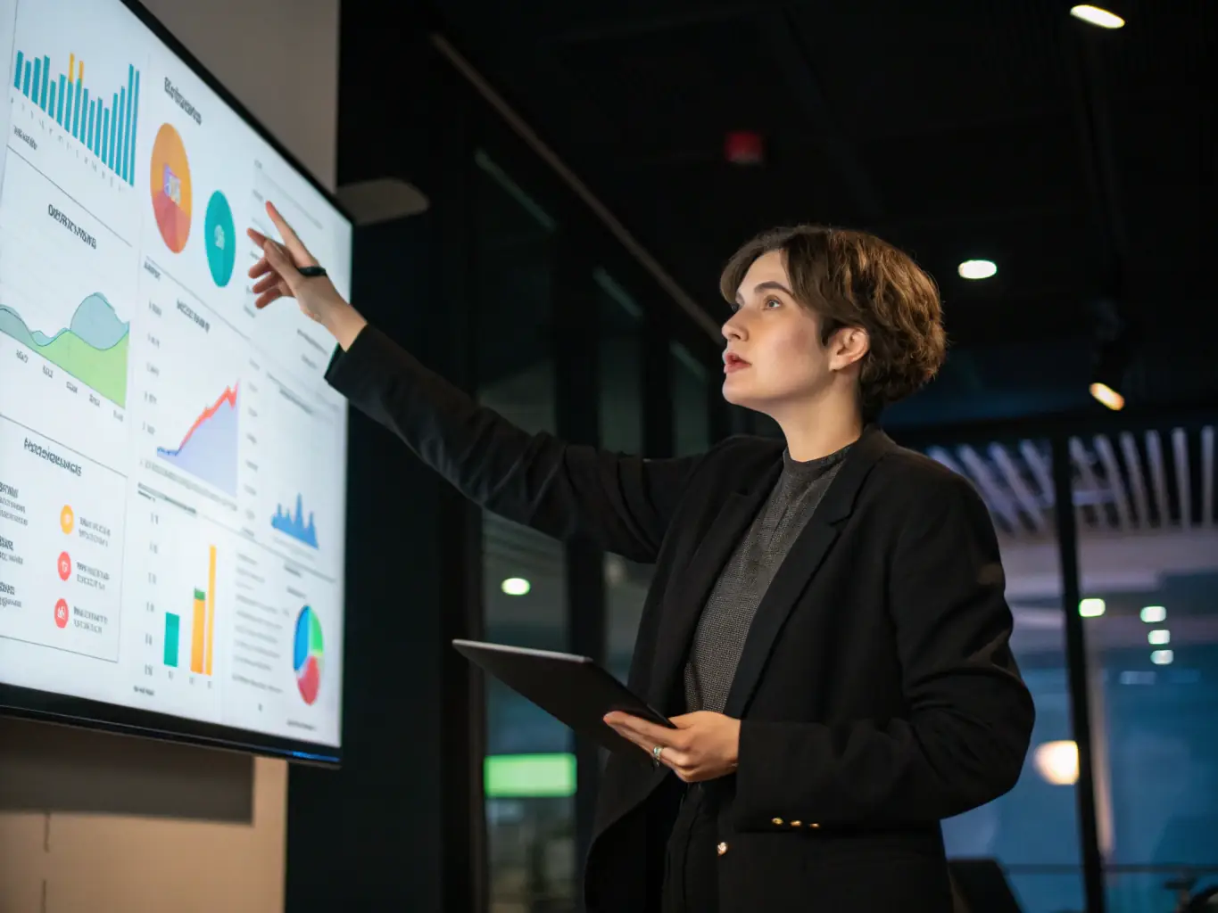 A consultant presenting a client with a comprehensive funding readiness report, outlining their strengths and areas for continued improvement.